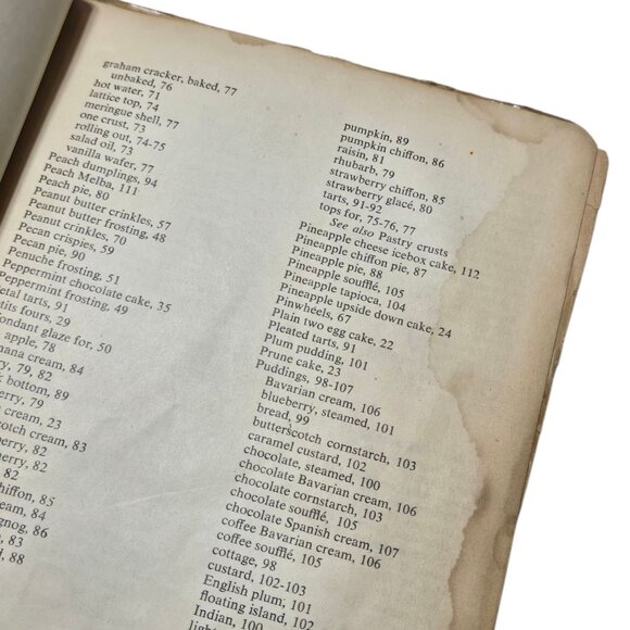 Margaret Mitchells Mealtime Magic Desserts Cookbook 1951 First Printing AS IS - Picture 8 of 16